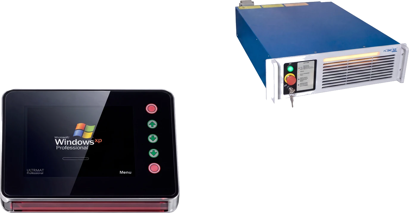 Riton 3D Láser de fibra y control PLC.
